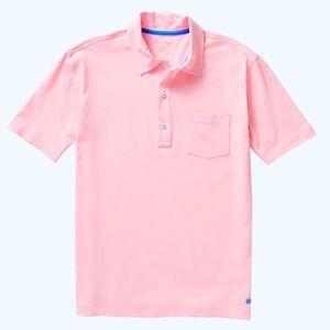 Lilly Pulitzer men’s polo pink tropics